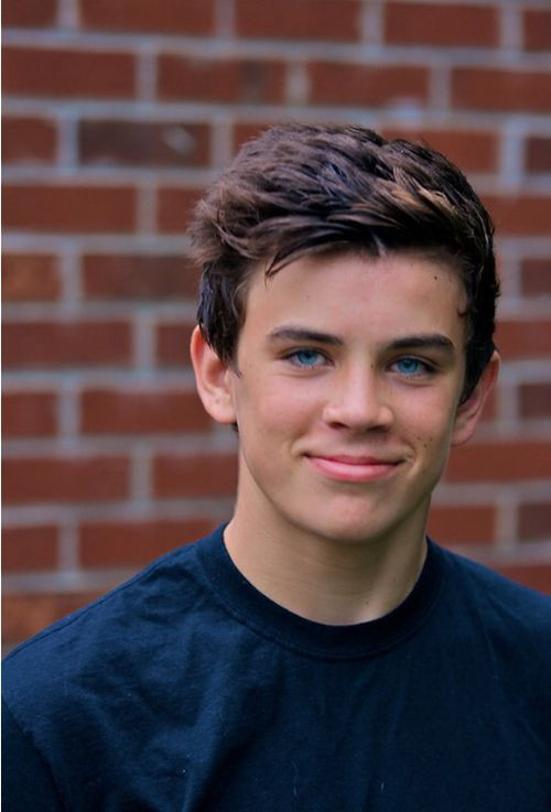 14 Year Old Boy Haircuts
 Pin on ️ Hayes Grier ️