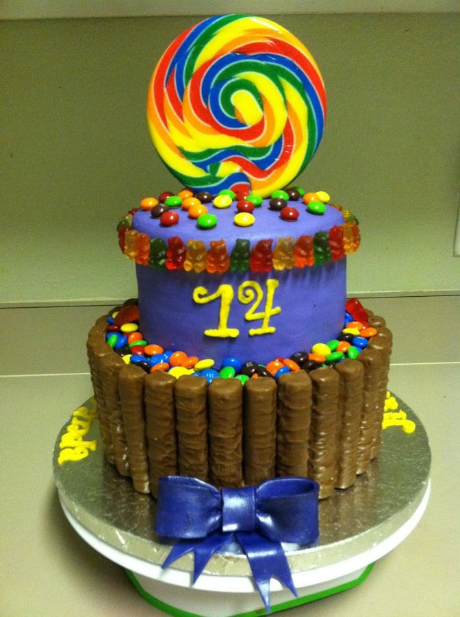 14th Birthday Cake
 17 Best images about Cakes on Pinterest