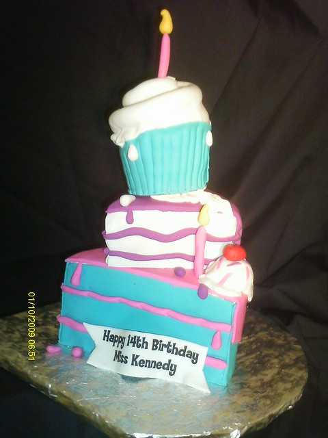 14th Birthday Cake
 Kennedy s 14th Birthday cake