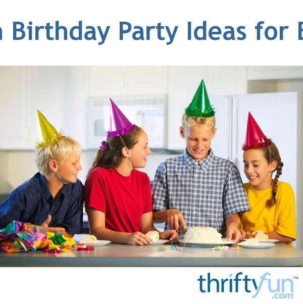 14Th Birthday Party Ideas
 14th Birthday Party Ideas for Boys
