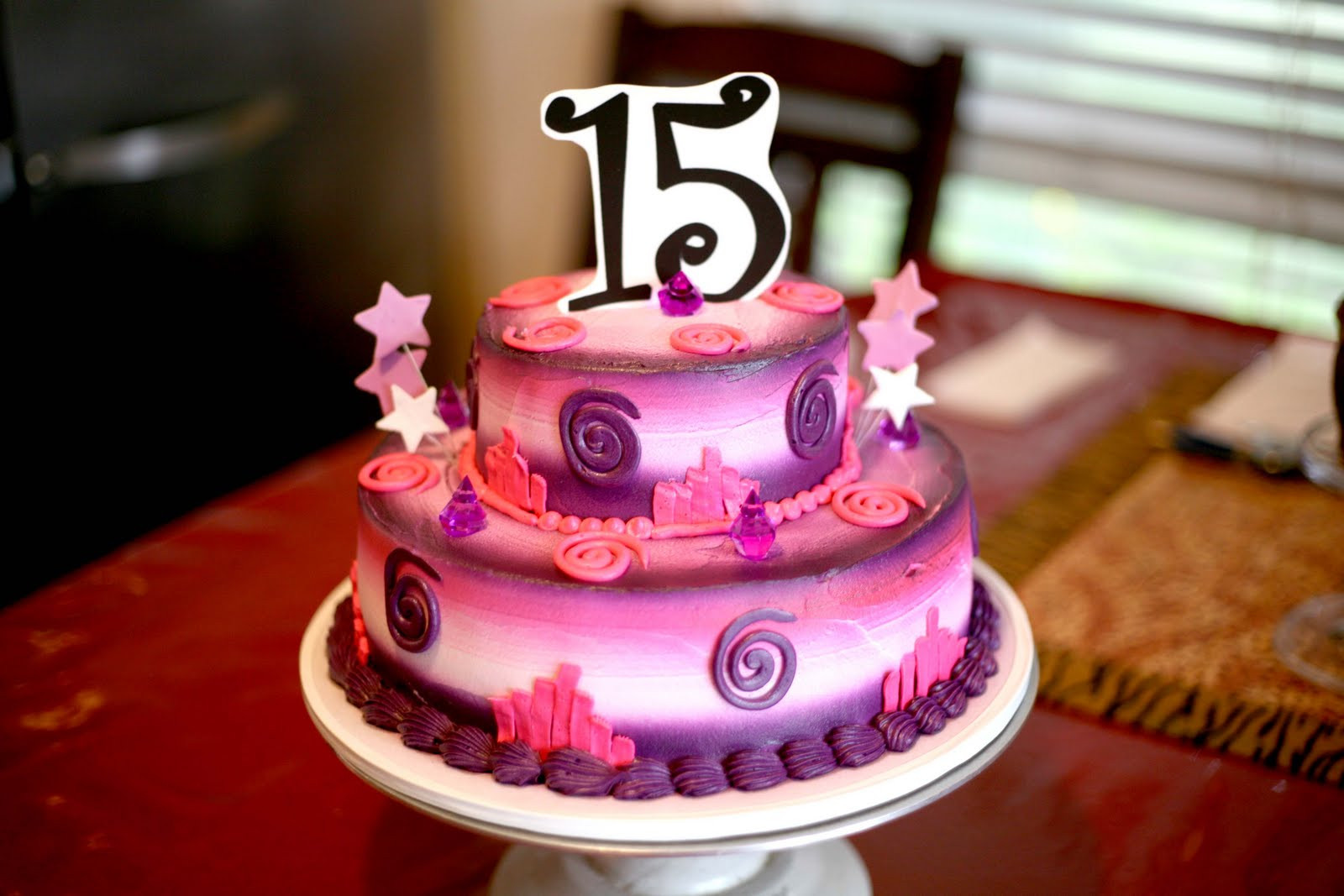 15 Birthday Cakes
 Hector s Custom Cakes SWEET 15 CAKE 15TH BDAY CAKE