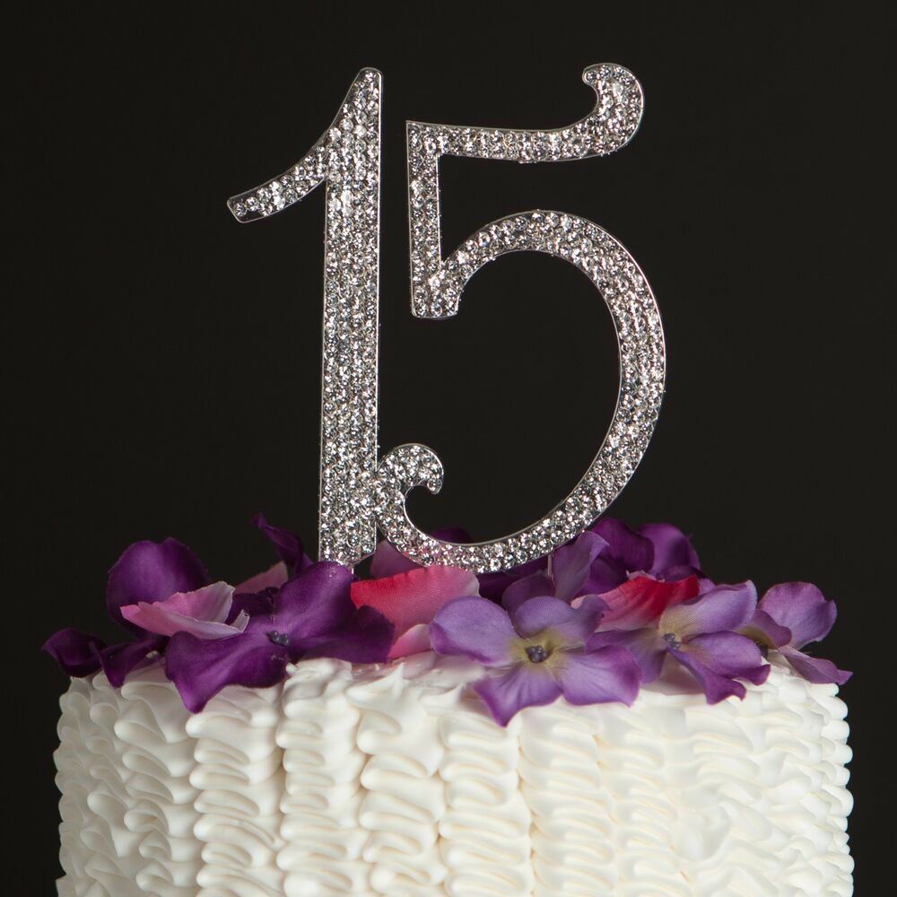 15 Birthday Cakes
 15 Birthday Cake Topper 15th Quinceanera Party