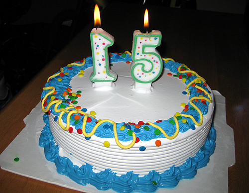 15 Birthday Cakes
 Hodson Gazette HAPPY 15th BIRTHDAY SAM