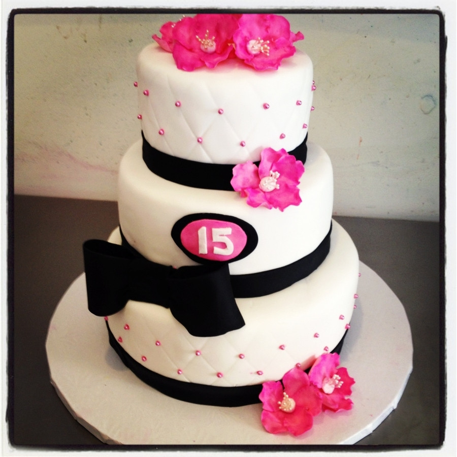 15 Birthday Cakes
 Sweet Fifteen Birthday Cake CakeCentral