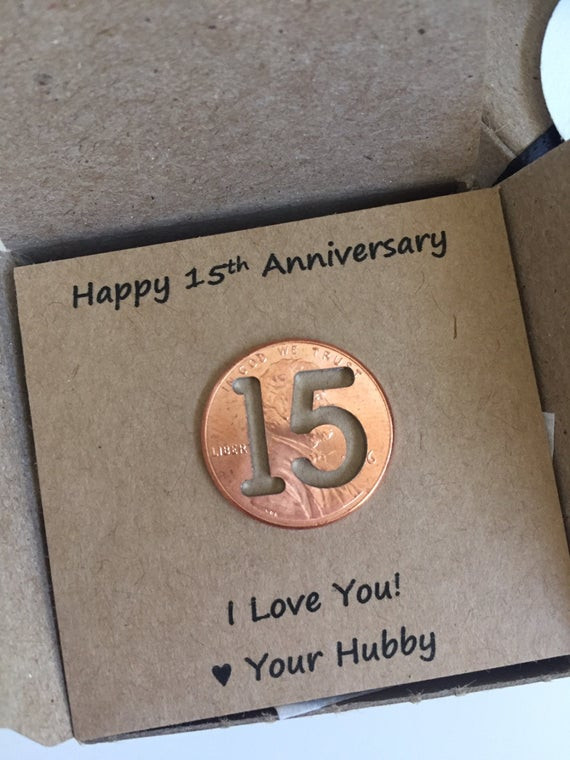 15 Year Wedding Anniversary Gift For Her
 15th Anniversary Happy Anniversary Anniversary Gift Fifteen