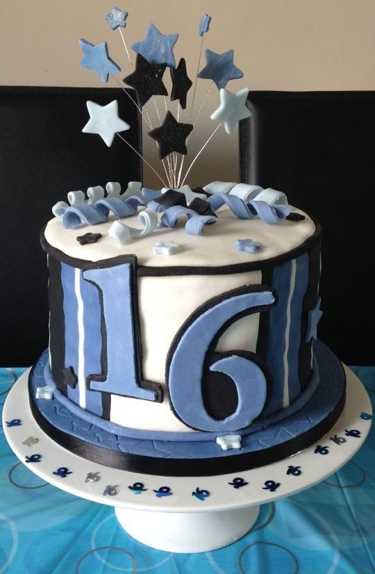 16th Birthday Cakes
 Image detail for 16th Birthday Cake for Boy Delicious