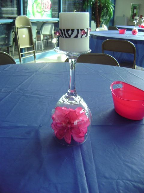 16Th Birthday Ideas Not A Party
 Centerpiece I did for my Daughters 16th Birthday party
