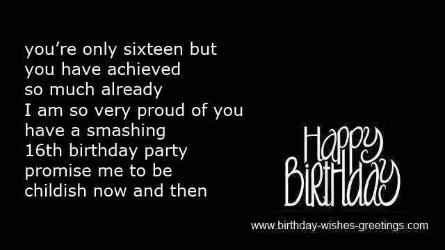 16Th Birthday Quotes
 For Boys 16th Birthday Quotes QuotesGram