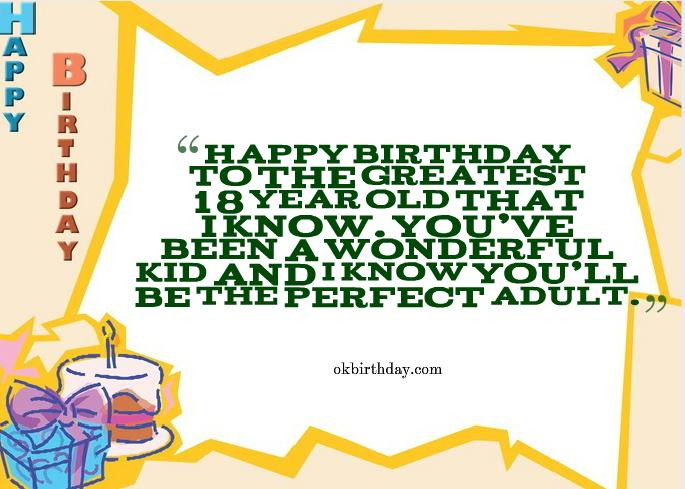 18 Years Old Birthday Quotes
 18 Year Old Quotes QuotesGram
