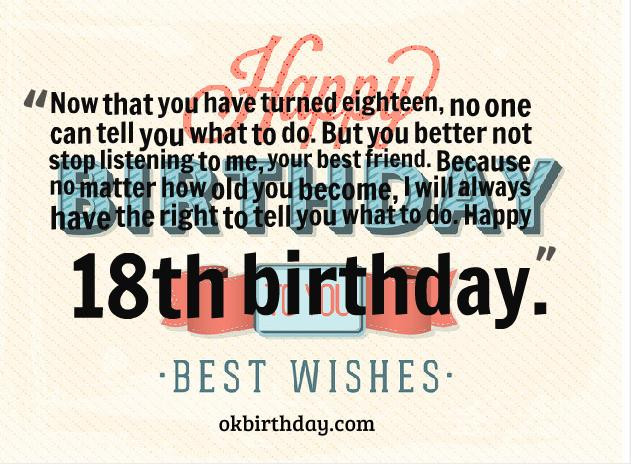 18 Years Old Birthday Quotes
 Turning 18 Birthday Quotes Funny QuotesGram