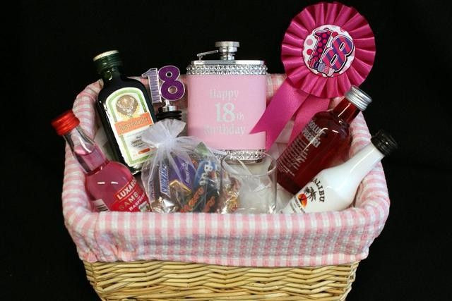 18Th Birthday Gift Ideas Girls
 Personalised 18th Birthday Girls Alcohol Gift Basket