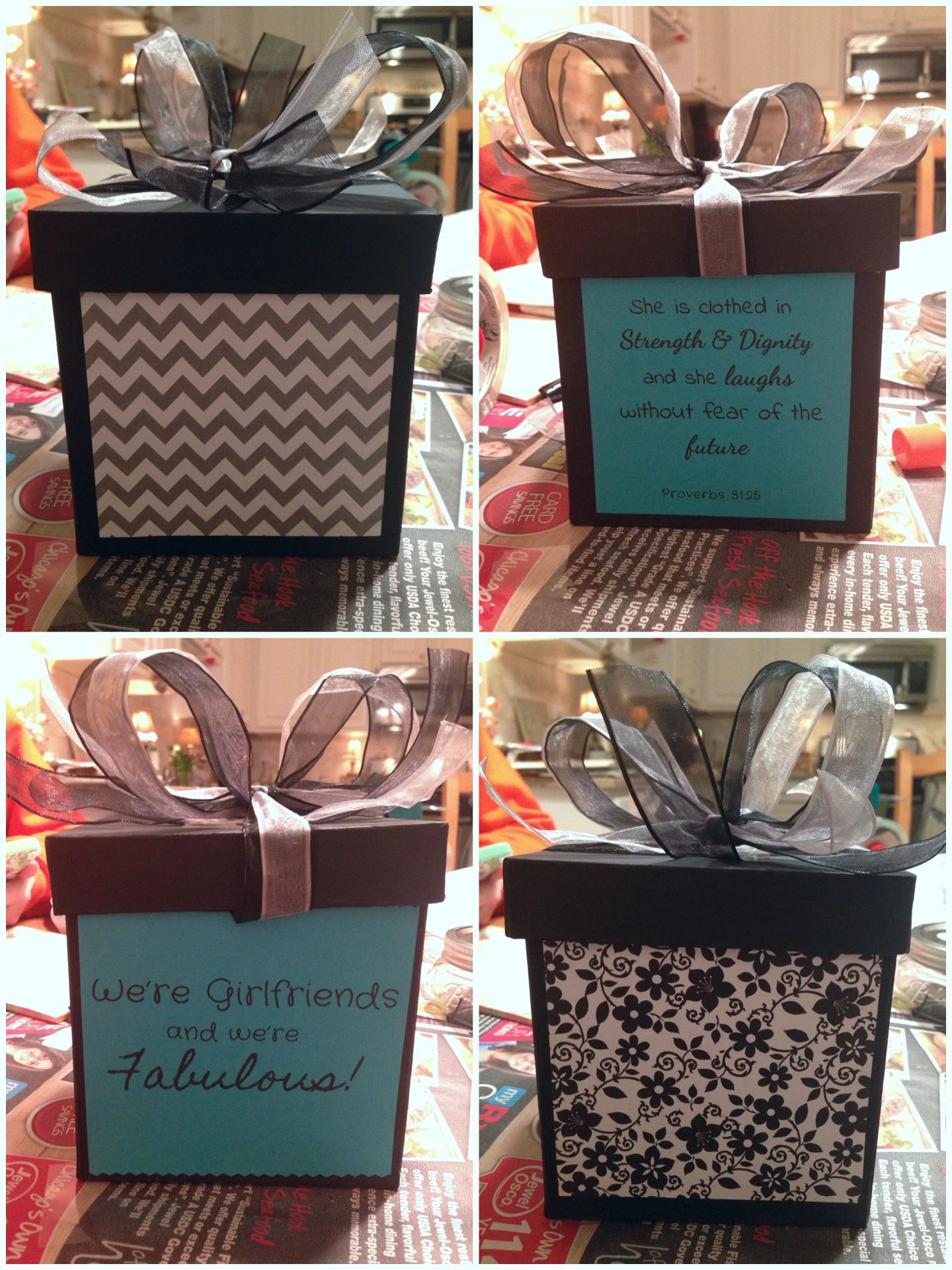 18th Birthday Gifts For Her
 DIY Gift box I made for my friends 18th Birthday