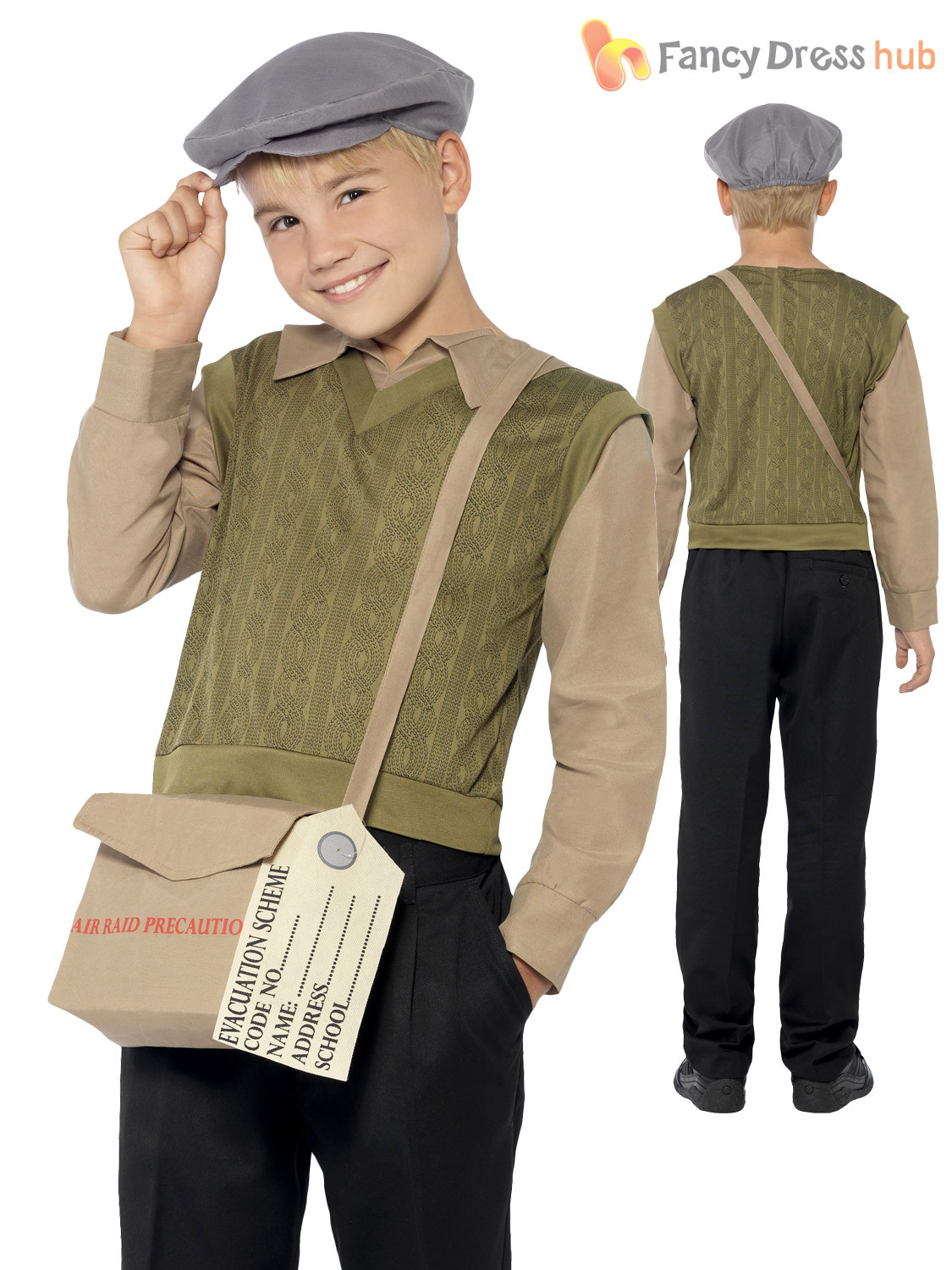 1940S Kids Fashion
 Boys 1940s WW2 Evacuee Costume World War 2 40 s Kids Fancy