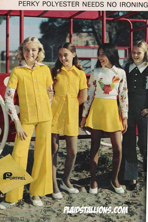 1970S Kids Fashion
 Children s fashion 1970 s hems lengthened for girls in
