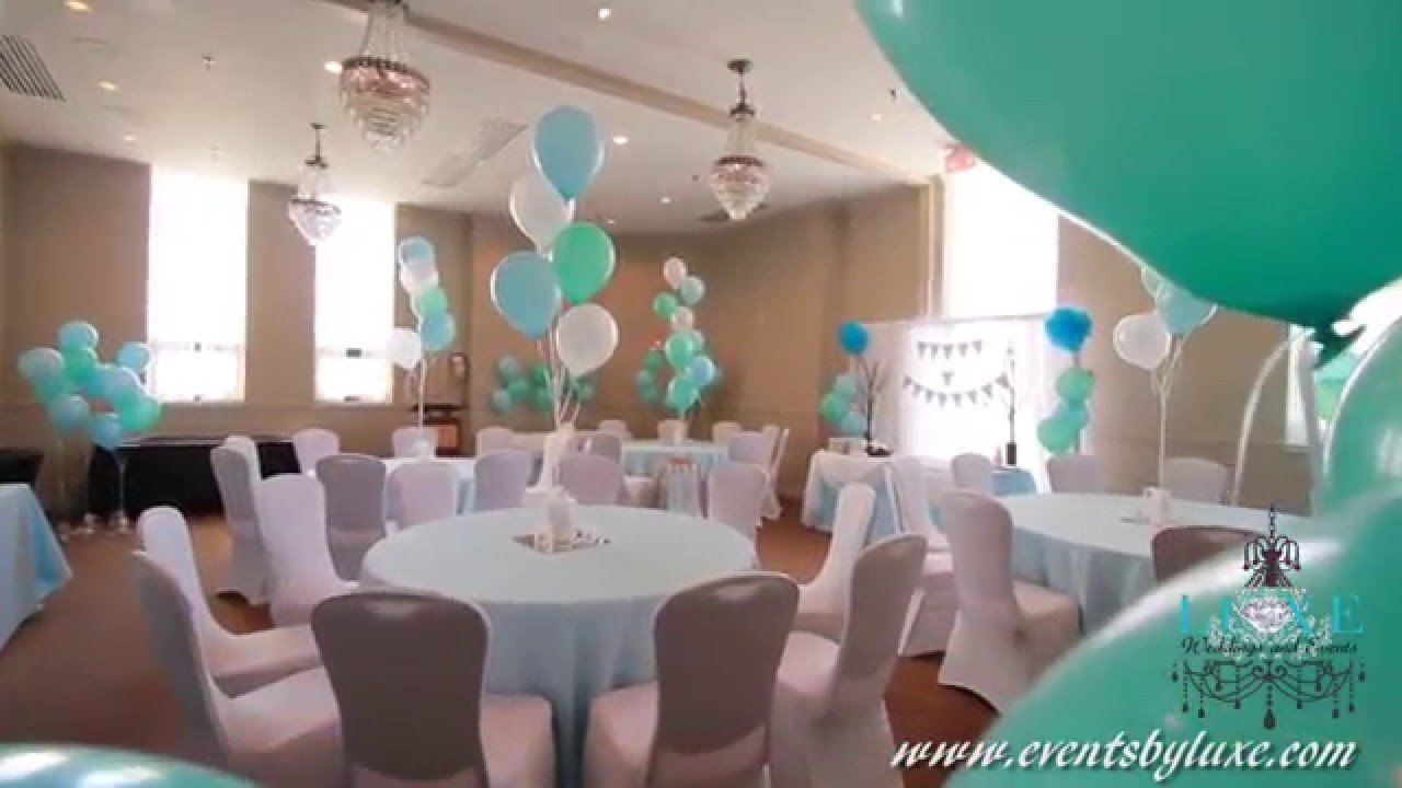 1st Birthday Boy Decorations
 Baby boy 1st birthday decorations by LUXE Weddings and
