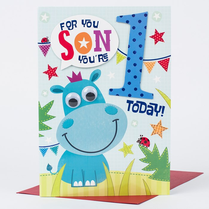 1st Birthday Cards
 1st Birthday Card Special Son