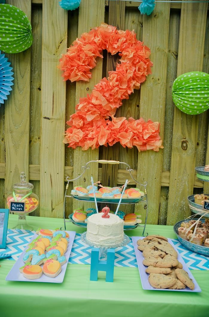 2 Year Old Birthday Party Themes
 Peach Stand Party Planning Ideas Supplies Idea Cake