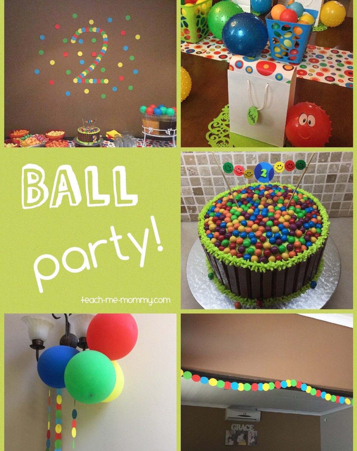 2 Year Old Birthday Party Themes
 Ball Themed Party for a 2 Year Old Teach Me Mommy