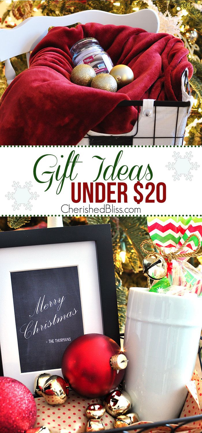 $20 Holiday Gift Ideas
 Christmas Gift Ideas Under $20