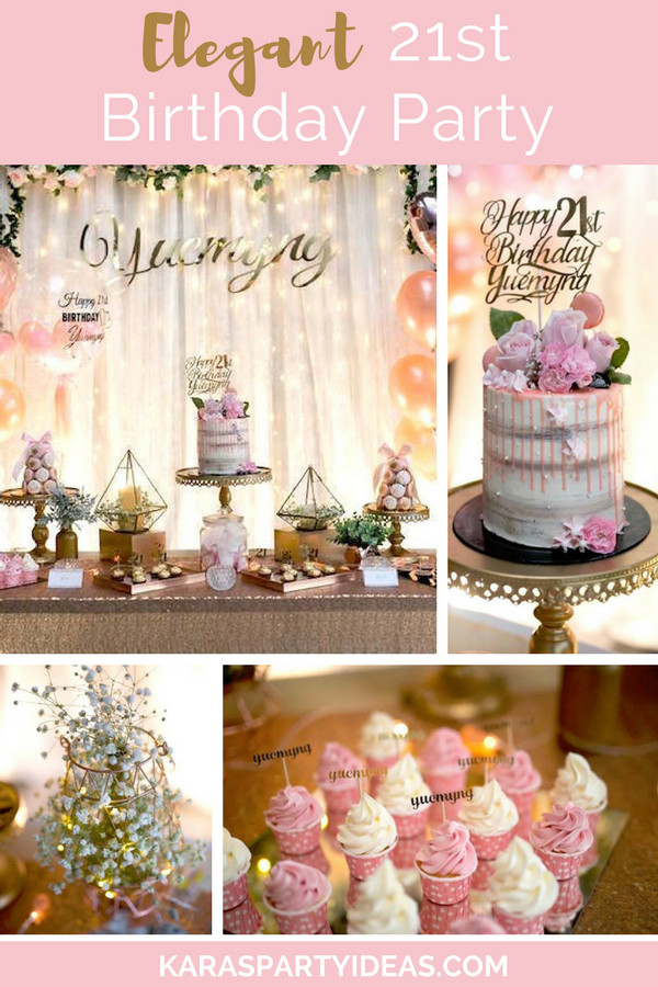 20th Birthday Party Ideas For Her
 Elegant 21st Birthday Party