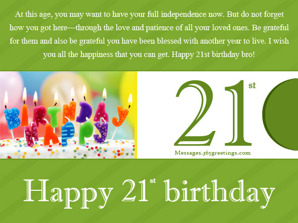 21 Birthday Wishes
 21st Birthday Wishes Messages and Greetings