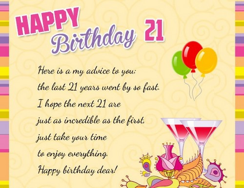 21 Birthday Wishes
 21st Birthday Quotes and Wishes