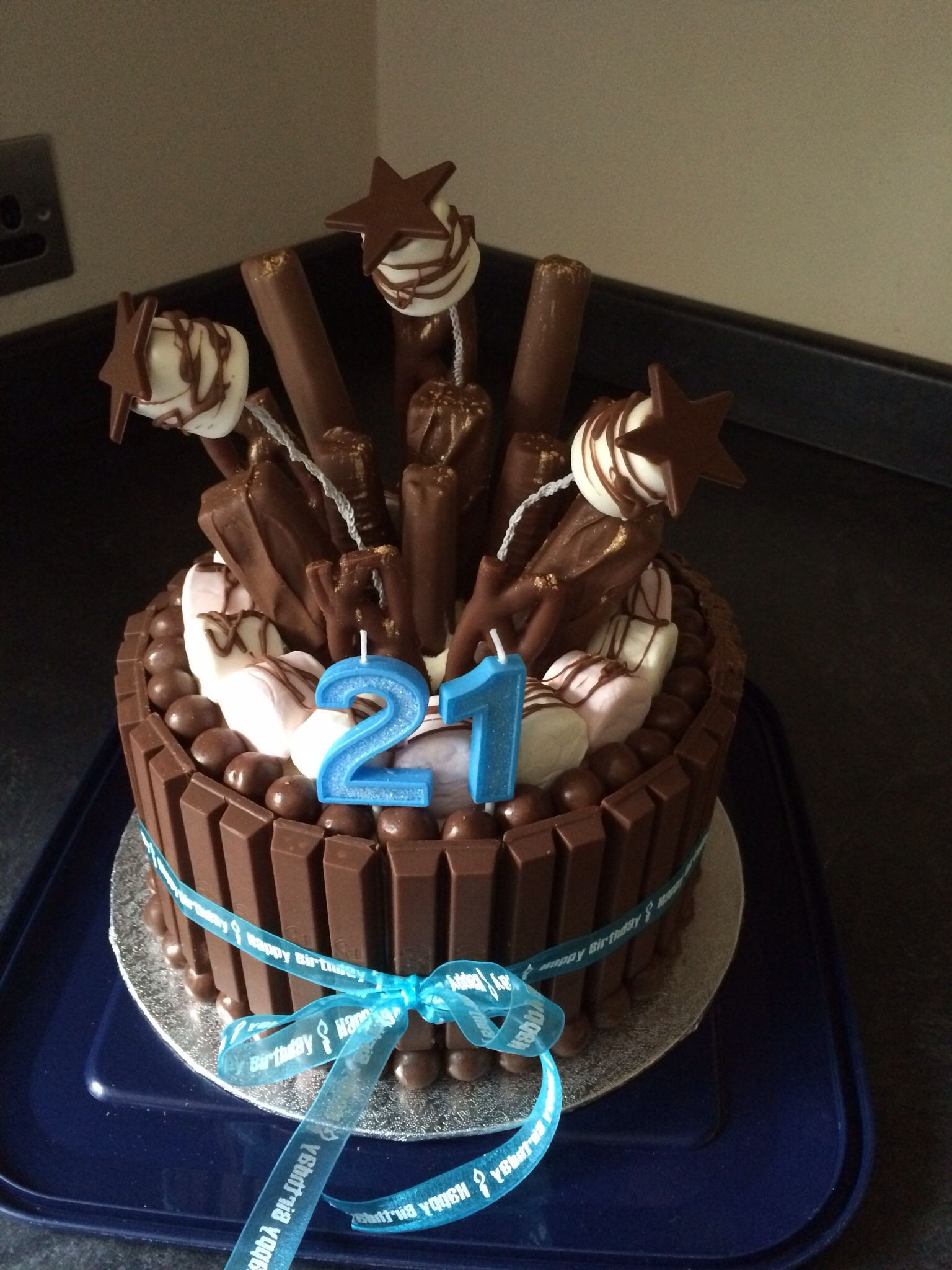21st Birthday Cakes For Guys
 Tom s 21st birthday chocolate explosion cake …