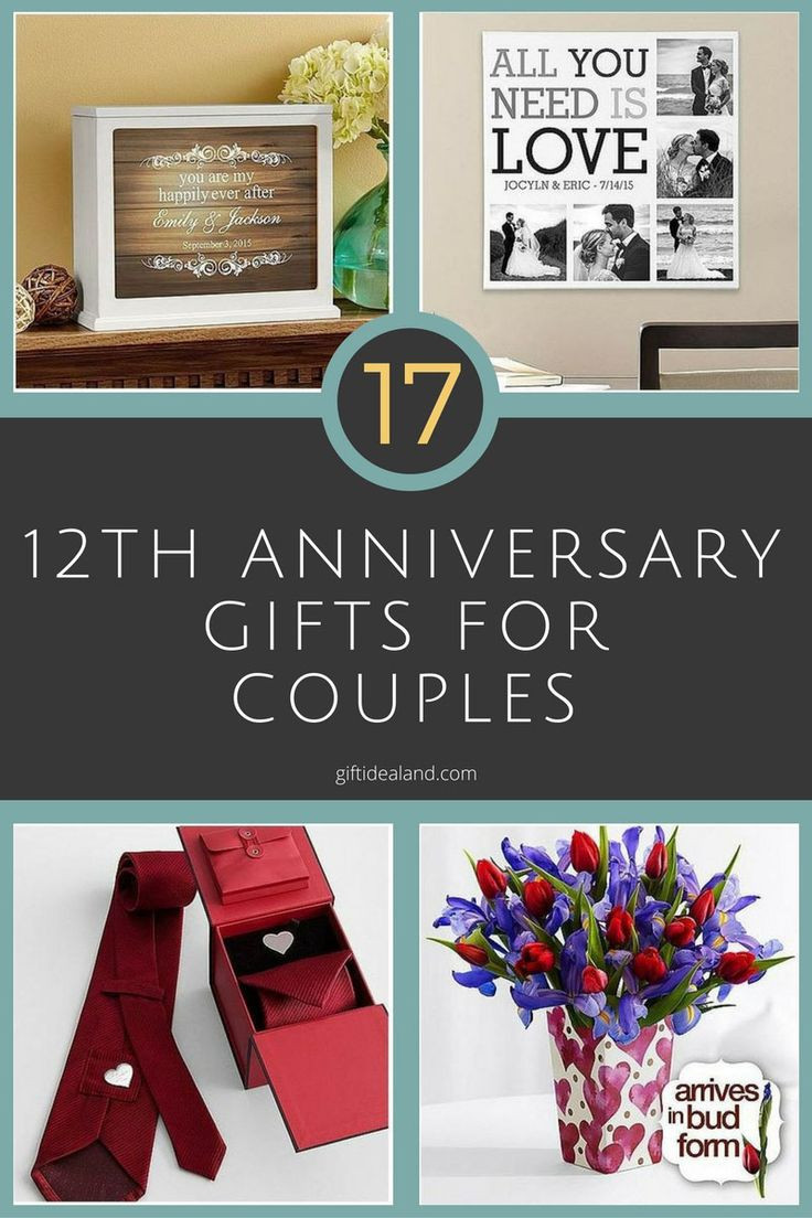 25 Year Anniversary Gift Ideas For Her
 35 Good 12th Wedding Anniversary Gift Ideas For Him & Her