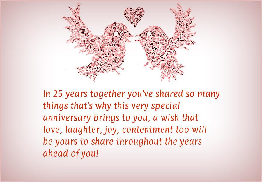 25Th Anniversary Quotes For Husband
 25th Anniversary Husband Wife Quotes To QuotesGram