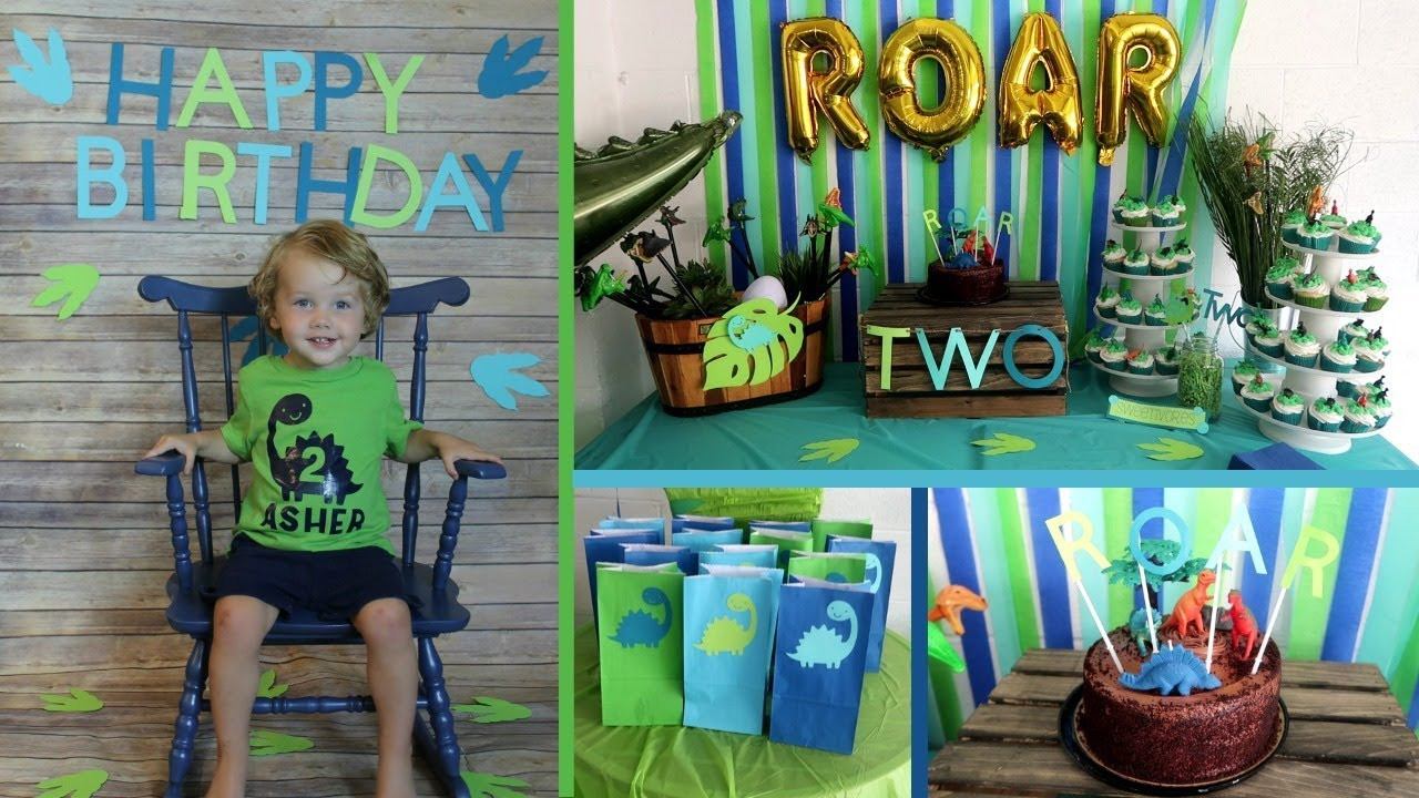 2Nd Birthday Party Ideas For Boys
 Asher s 2nd Birthday Party Dinosaur Themed