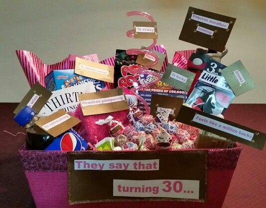 30 Small Gifts For 30th Birthday
 For my best friends 30th Birthday Filled with some of her