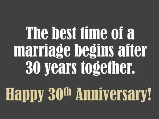 30Th Anniversary Quotes
 30th Wedding Anniversary Quotes Funny QuotesGram