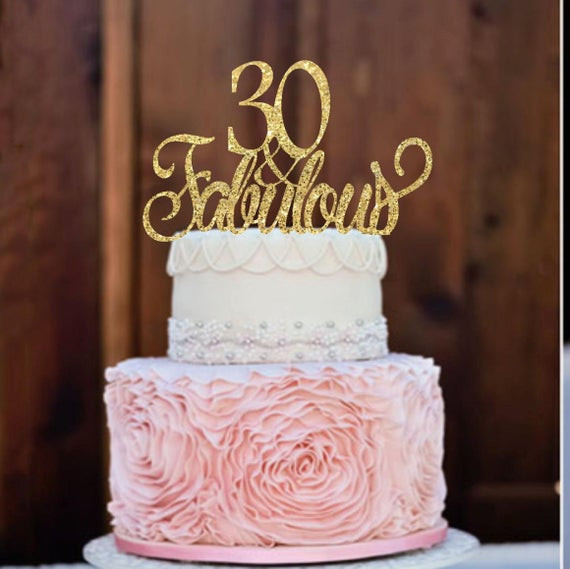 30th Birthday Cake Ideas For Her
 30th Birthday Cake Topper Birthday Cake Topper 30