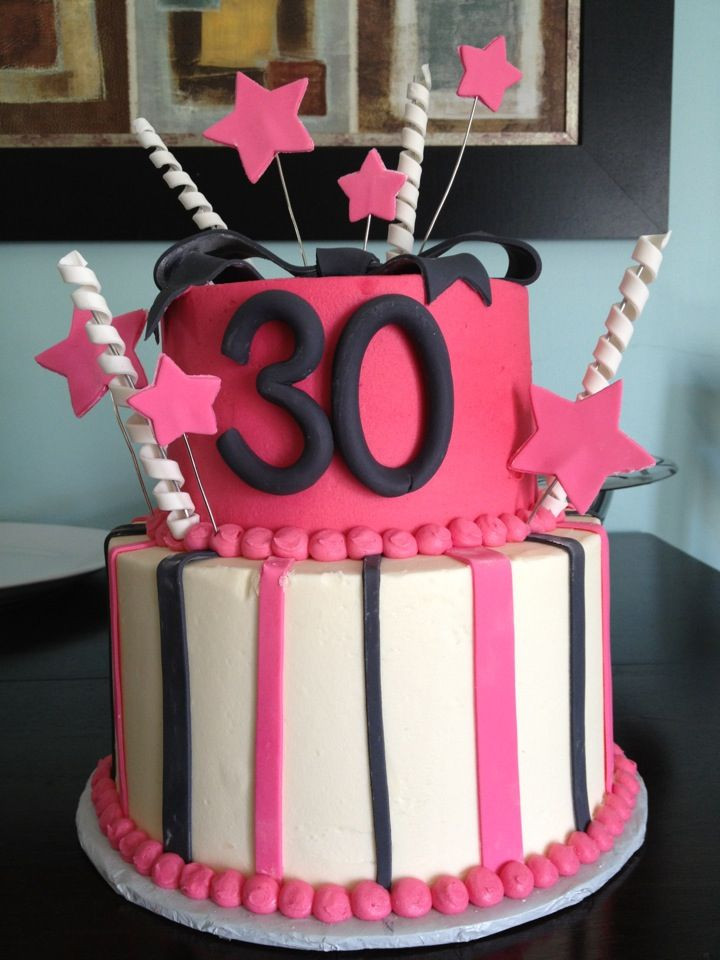 30th Birthday Cake Ideas For Her
 The 284 best 30th Birthday Cakes images on Pinterest