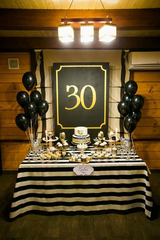 30th Birthday Decorations
 23 Cute Glam 30th Birthday Party Ideas For Girls Shelterness