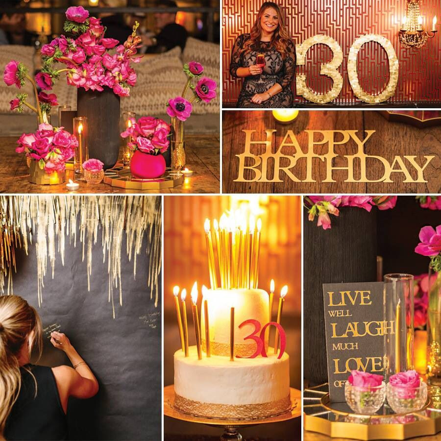 30th Birthday Party Themes
 Golden birthday ideas Golden Birthdays