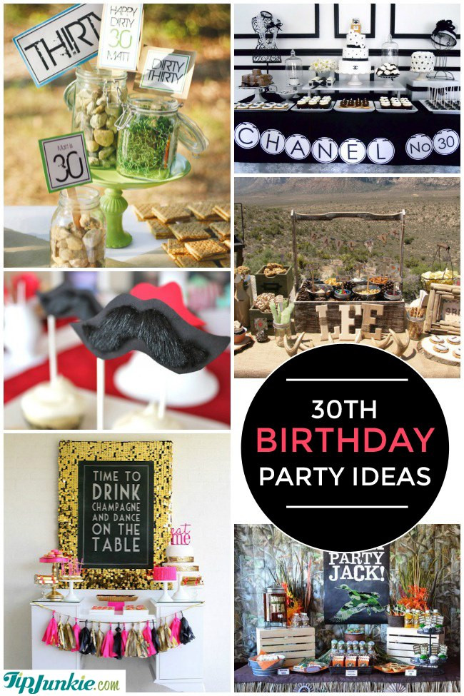 30th Birthday Party Themes
 28 Amazing 30th Birthday Party Ideas also 20th 40th