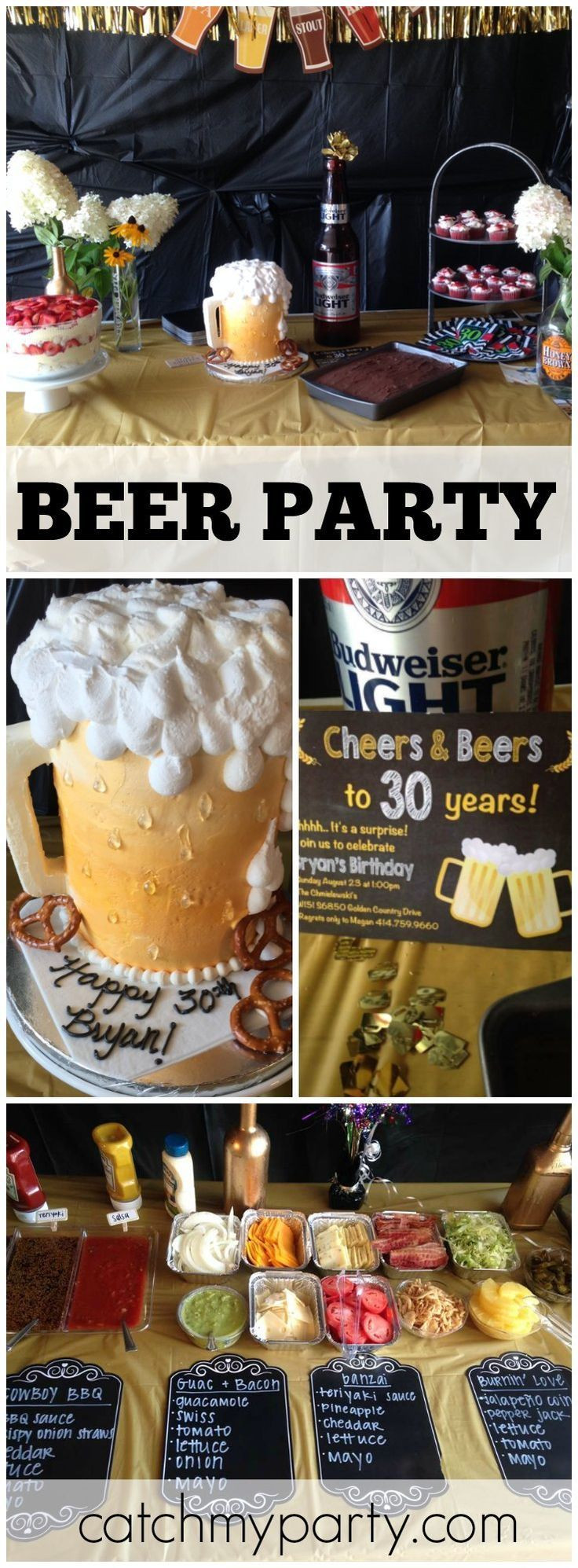 30th Birthday Party Themes
 Beer Birthday "Bryan s 30th Birthday " in 2019