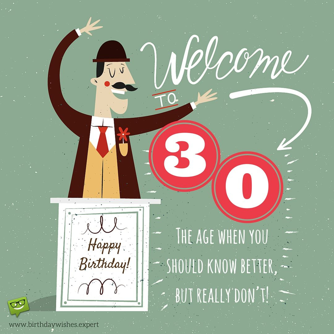 30th Birthday Wishes Funny
 Happy 30th Birthday