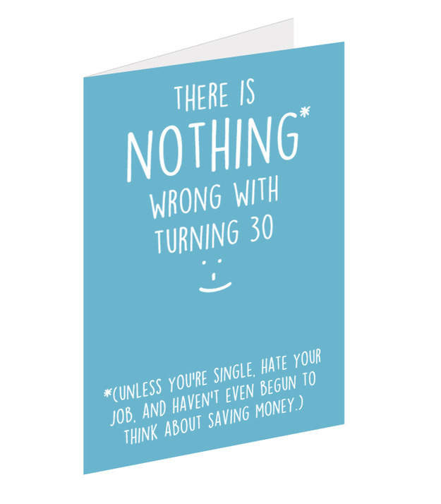 30th Birthday Wishes Funny
 12 Brutally Honest 30th Birthday Cards