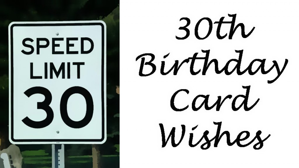 30th Birthday Wishes Funny
 30th Birthday Card Messages 30th Birthday Wishes and Poems