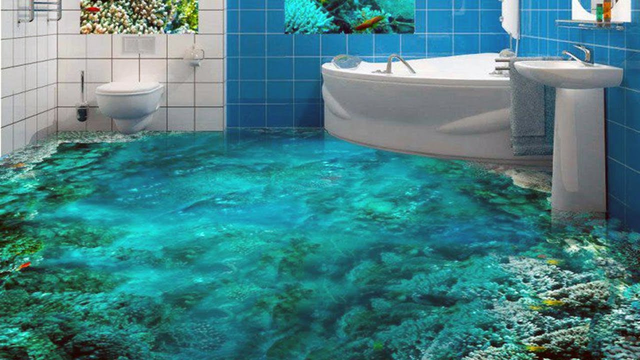 3D Bathroom Floor Designs
 Unique 3D Bathroom Floor Designs That Will Blow Your Mind