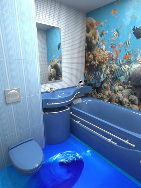 3D Bathroom Floor Designs
 Awesome Bathroom 3D Floor Designs
