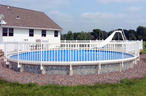 4 Ft Above Ground Pool
 Premium Ground Pool Fence Kit 36" Tall
