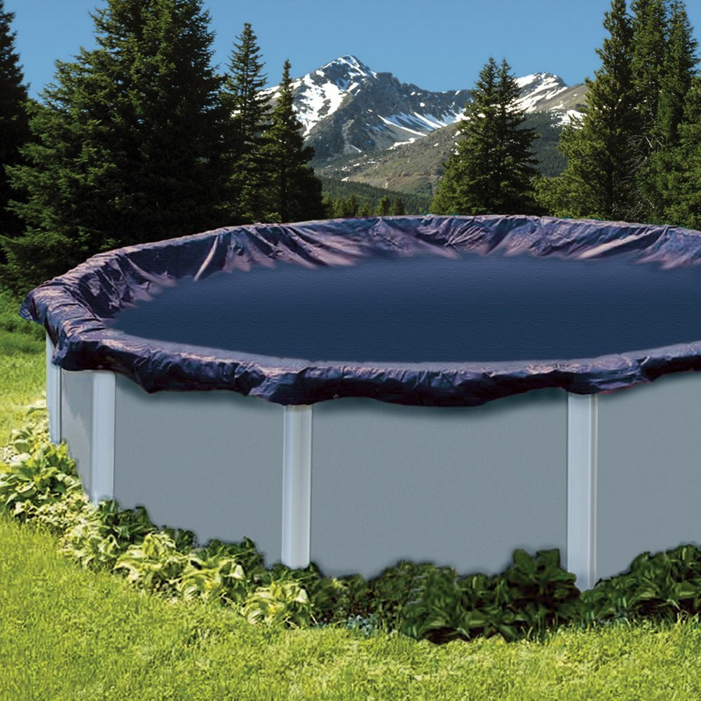 4 Ft Above Ground Pool
 18 Ft Round Ground Pool Leaf Cover Amazoncouk Garden