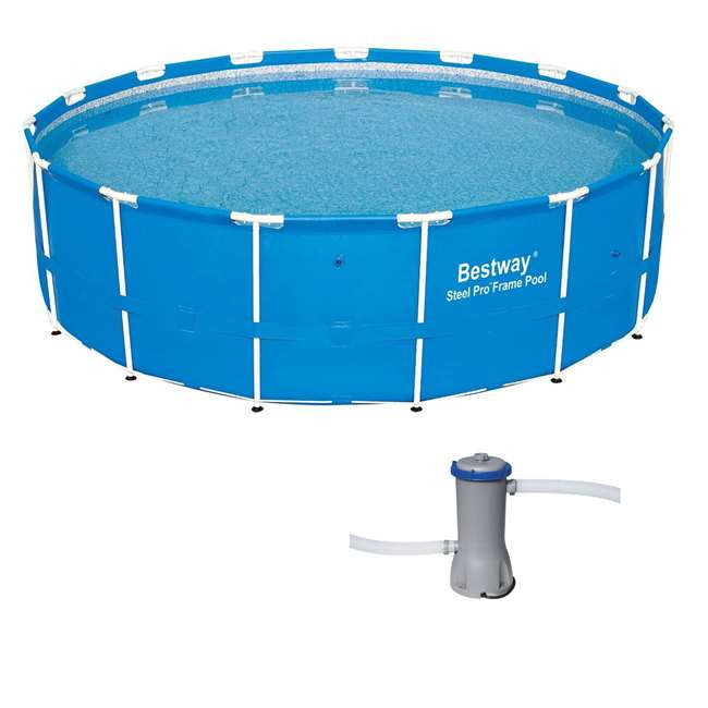 4 Ft Above Ground Pool
 Bestway 15 x 4 Ft Ground Pool w Cartridge Filter