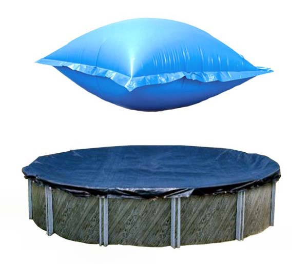 4 Ft Above Ground Pool
 Swimline 24 Ft Round Ground Winter Pool Cover w 4