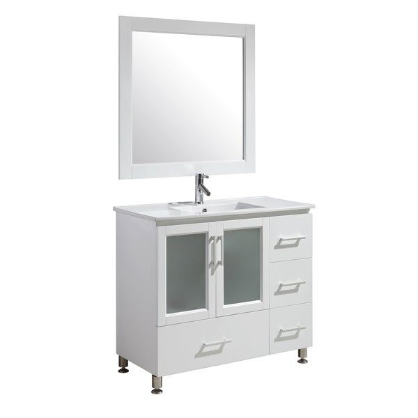 40 Inch Bathroom Vanity
 Shop Design Element Stanton 40 inch Single Sink Vanity Set