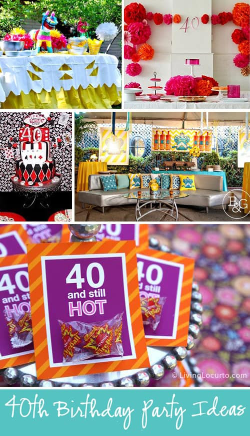 40Th Birthday Party Theme Ideas
 10 Amazing 40th Birthday Party Ideas for Men and Women