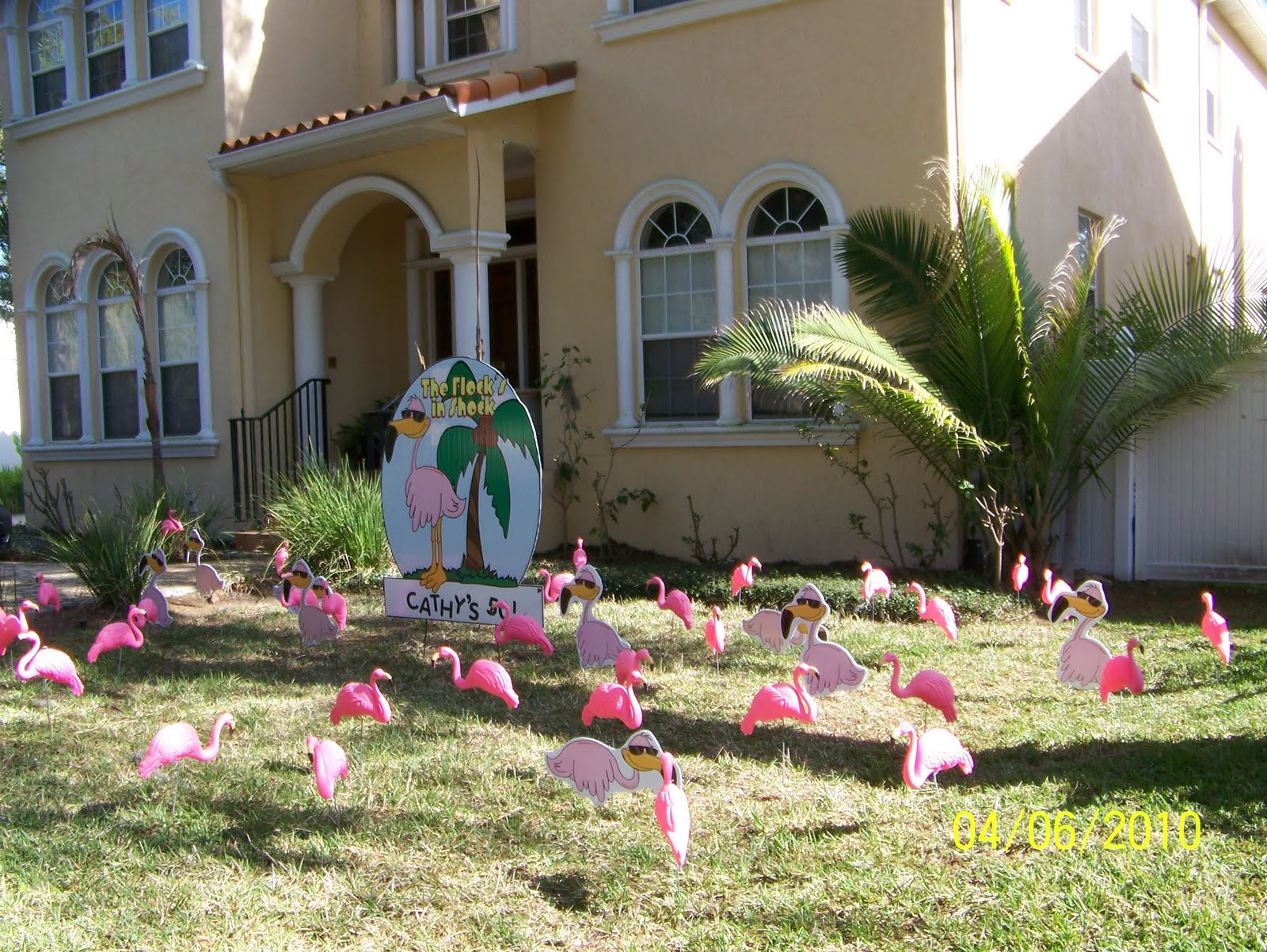 40th Birthday Yard Decorations
 FLOCK N SURPRISE 727 687 8111 LARGO Florida